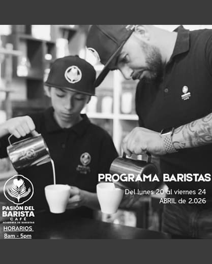 Programa entrenamiento Baristas Abril