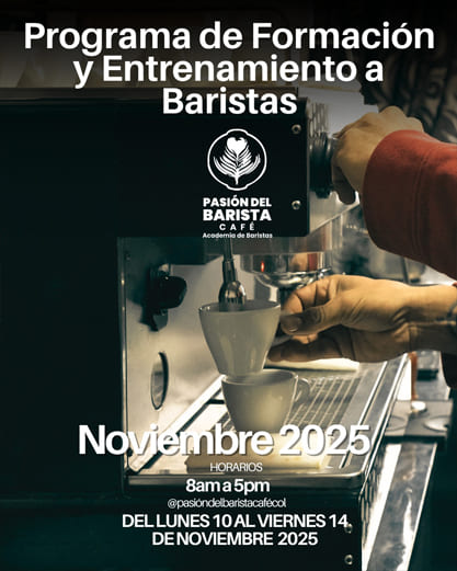 Programa entrenamiento Baristas Noviembre