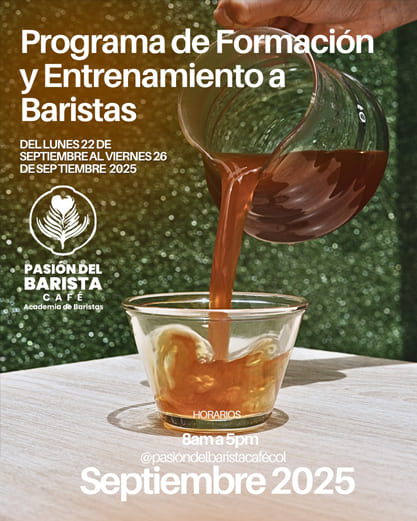Programa entrenamiento Baristas Septiembre