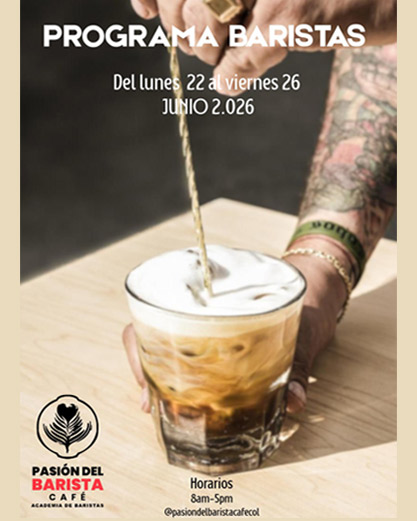 PROGRAMACIÓN DE FORMACIÓN Y ENTRENAMIENTO A BARISTAS. 50 HORAS