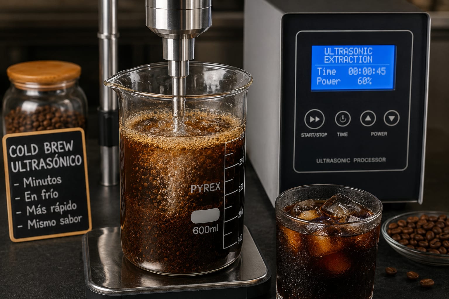 ¿El fin de las 24 horas de espera? La ciencia detrás del cold brew ultrasónico que prepara café en minutos